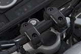 Bar Back Variable for Ø22 Handlebars H=25mm Back 5/10/15/20/25/30 mm Black - SW-Motech UK