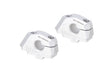 Bar Back Variable for Ø22 Handlebars H=25mm Back 5/10/15/20/25/30 mm Silver - SW-Motech UK