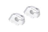 Bar Back Variable for Ø22 Handlebars H=25mm Back 5/10/15/20/25/30 mm Silver - SW-Motech UK