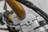 Bar Back Variable for Ø32 Handlebars H=32mm Back 5/10/15/20/25/30 mm Silver - SW-Motech UK