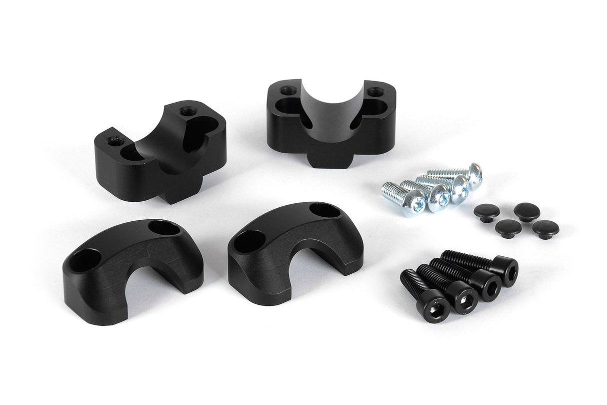 Bar converter Ø 22mm to Ø 28mm h 20 mm Black - SW - Motech UK