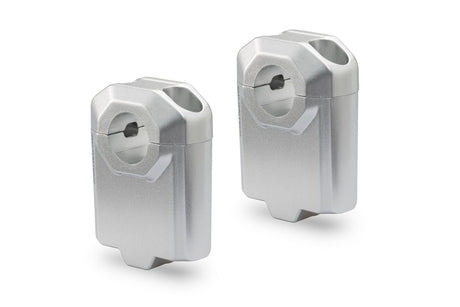 Bar riser for Ø 22 mm handlebar H=50 mm Silver - SW - Motech UK
