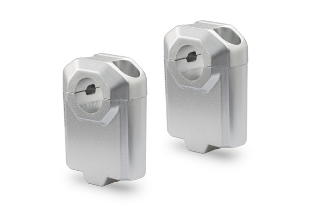 Bar riser for Ø 22 mm handlebar H=50 mm Silver - SW - Motech UK