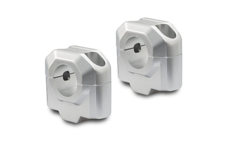 Bar riser for Ø 28 mm handlebar H=30 mm Silver - SW - Motech UK