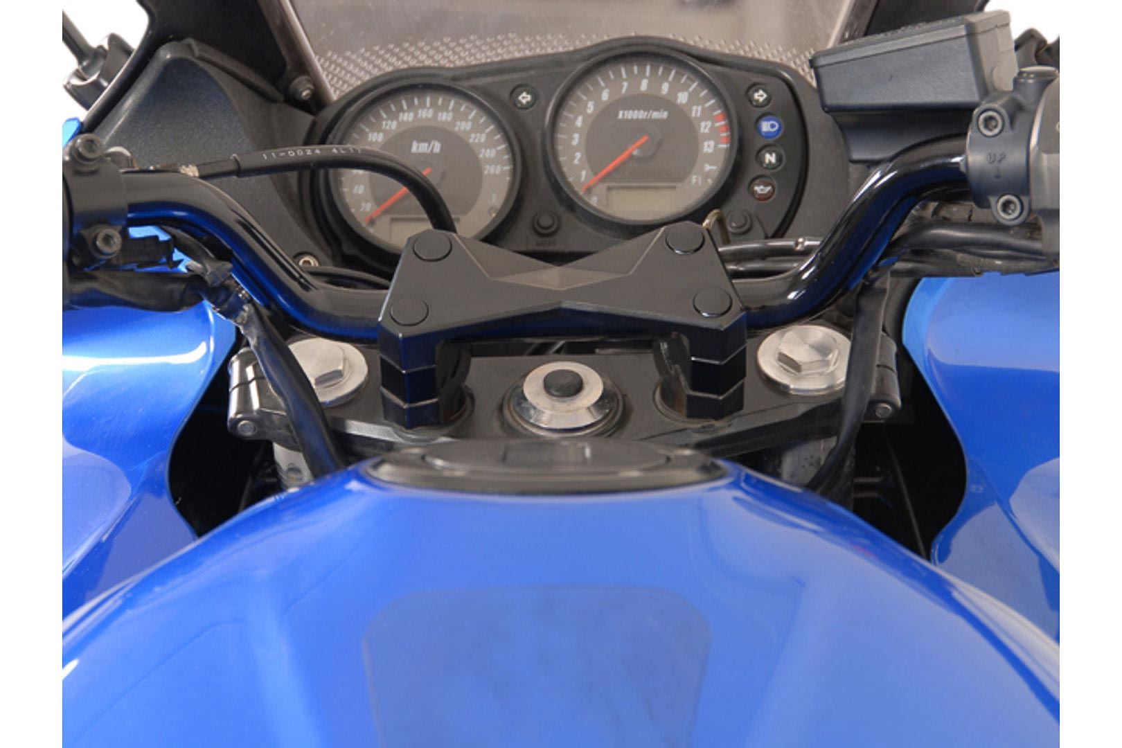 Bar riser H=20 mm Kawasaki Z750/R/S, Z1000. Black – SW-Motech UK