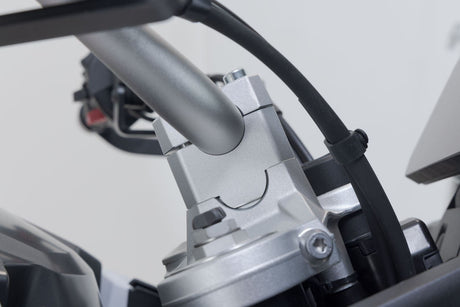 Bar riser H=30 mm BMW F 850 GS (18 - ). Silver - SW - Motech UK