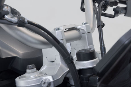 Bar riser H=30 mm BMW F 850 GS (18 - ). Silver - SW - Motech UK