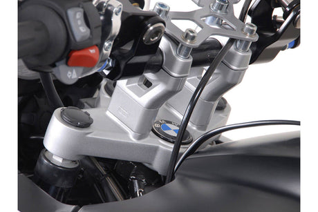Bar riser H=30 mm BMW R1200GS/Adventure (08 - ). Silver - SW - Motech UK