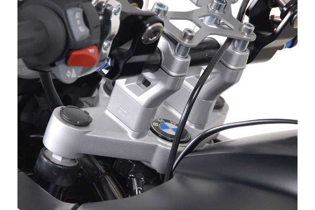 Bar riser H=30 mm BMW R1200GS/Adventure (08 - ). Silver - SW - Motech UK