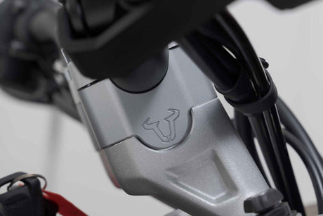 Bar riser H=30 mm. Silver. Triumph Tiger 900 GT/Rally Pro. - SW - Motech UK