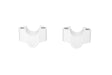 Bar riser H=30 mm. Silver. Triumph Tiger 900 GT/Rally Pro. - SW - Motech UK