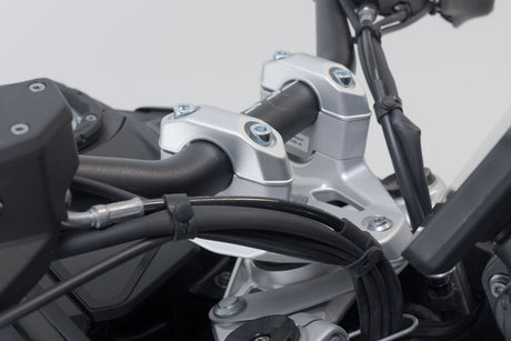 Bar riser H=30mm. Silver. BMW R 1300 GS (23 - ). - SW - Motech UK