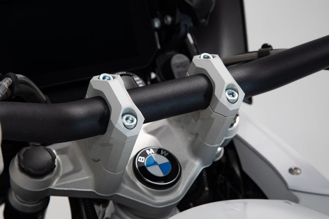 Bar riser H=40 mm BMW R1200GS LC / Adv (13 - ). Silver - SW - Motech UK