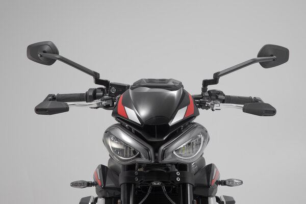 Lever Guards Triumph Street Triple 765 R / S (19-) with Wind Protection Black