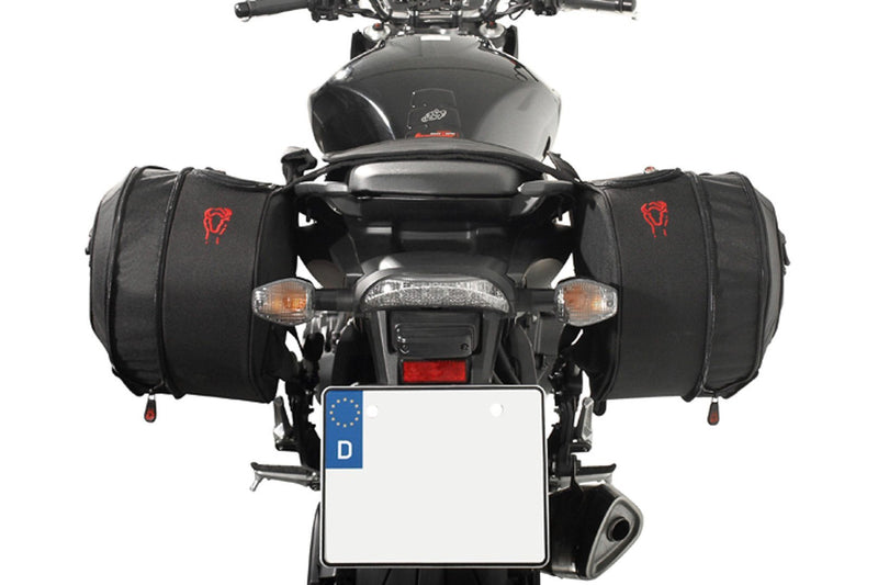 BLAZE Saddlebag Set Honda CB600F (07 - 13) / CBR600F (11 - ) Black/Grey - SW - Motech UK