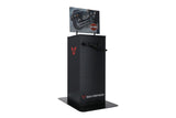 Sales display with mounting Theme: Harley LH side bag and accessories.