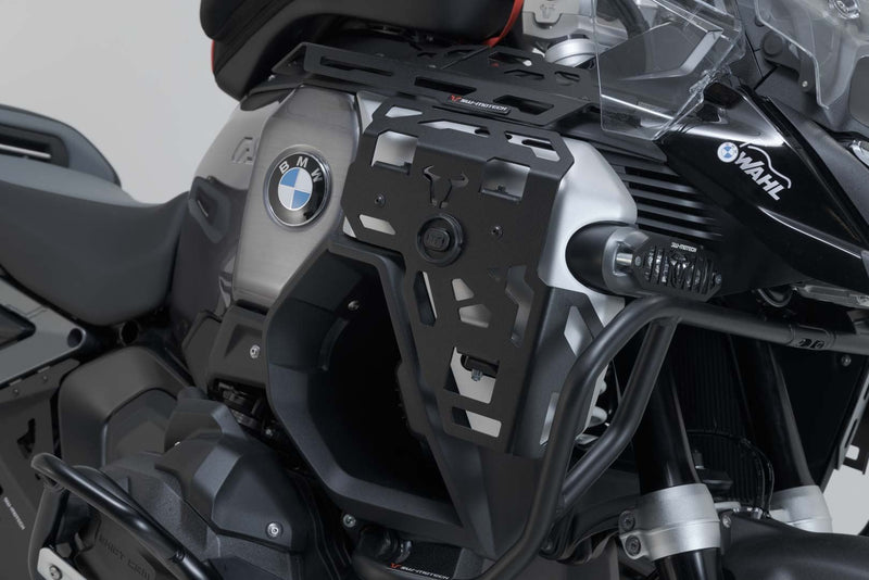 Carrier plate for radiator guard Black. BMW R 1300 GS Adventure (24 - ). - SW - Motech UK