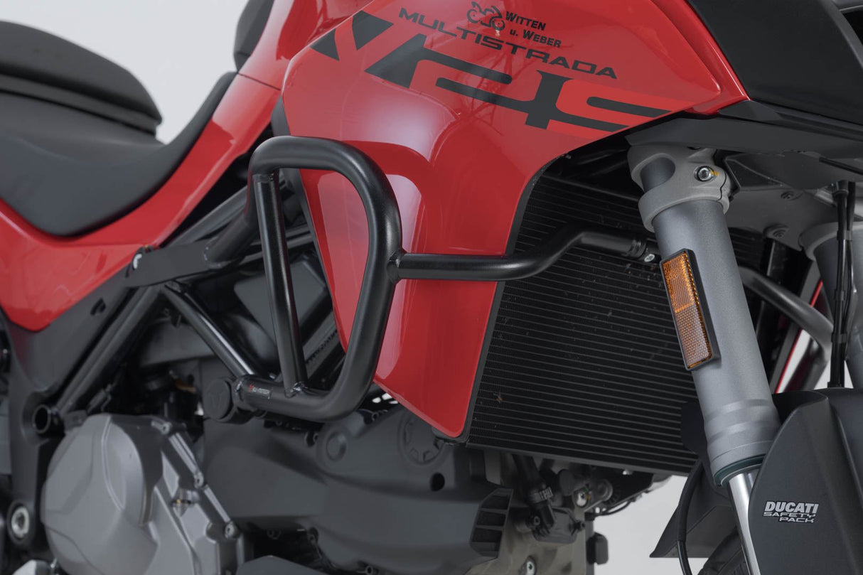 Crash bar Black. Ducati Multistrada 1200/ 1260/ 950/ V2. - SW - Motech UK