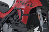 Crash bar Black. Ducati Multistrada 1200/ 1260/ 950/ V2. - SW - Motech UK