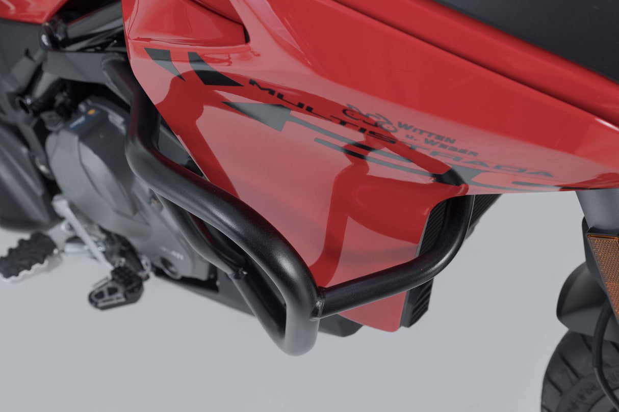 Crash bar Black. Ducati Multistrada 1200/ 1260/ 950/ V2. - SW - Motech UK