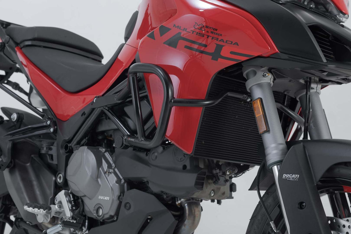 Crash bar Black. Ducati Multistrada 1200/ 1260/ 950/ V2. - SW - Motech UK
