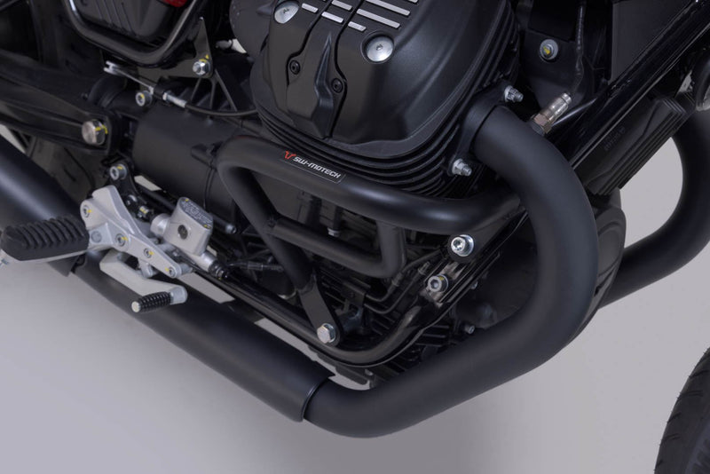 Crash bar Black. Moto Guzzi V7/V9 models. - SW - Motech UK