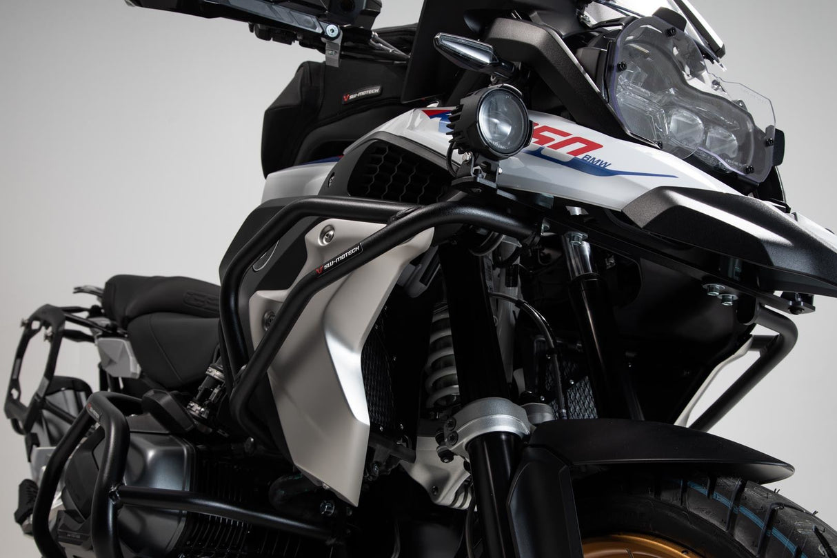 Crash bar BMW R1200GS LC/Rallye (16 - ), R1250GS (18 - ) UPPER CRASH BAR. Black - SW - Motech UK