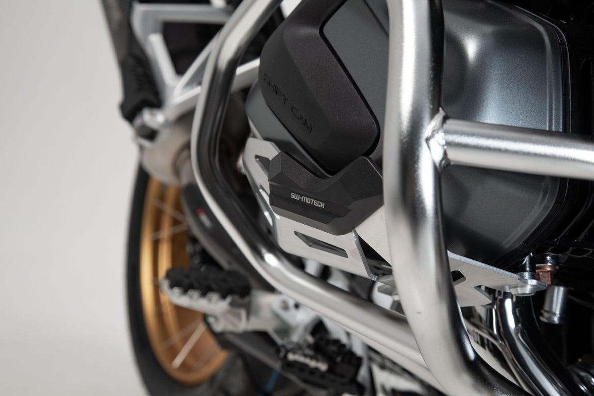 Cylinder guard BMW R 1250 GS/Adv, R 1250 RS/ RT Black/Silver - SW-Motech UK