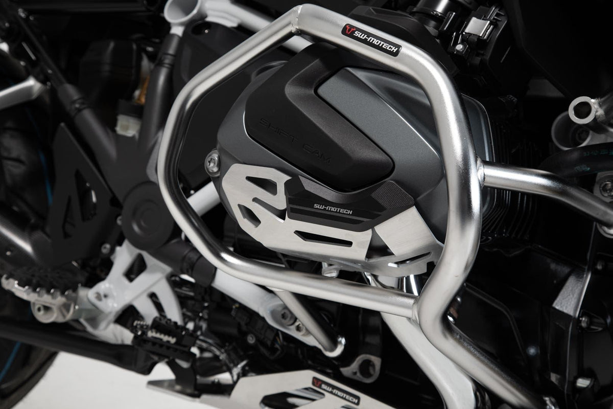 Cylinder guard BMW R 1250 GS/Adv, R 1250 RS/ RT Black/Silver - SW-Motech UK