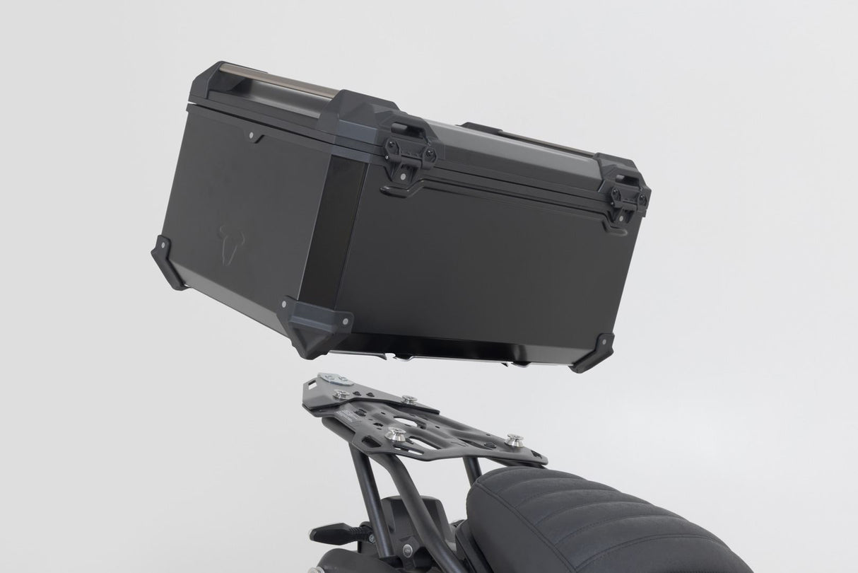 TRAX ADV top case XL Aluminum. Silver.