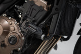 Slider set for frame Black Honda CB650R (19-)