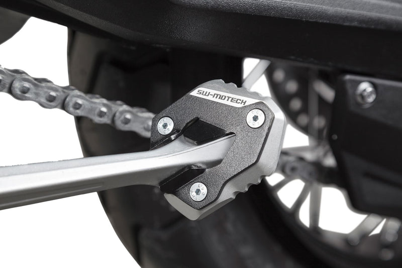 Extension for Side Stand Foot Triumph Tiger 800 models (10-17) Black/Silver