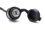 Double USB power port with cable harness 2000 mA 12 V - SW - Motech UK