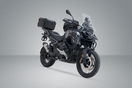 DUSC L top case system Black. 41 l. BMW R 1300 GS . BMW top case holder. - SW - Motech UK