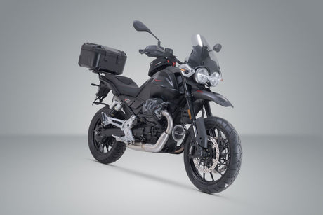 DUSC L top case system Black. 41 l. Moto Guzzi V85 Strada (24 - ). - SW - Motech UK