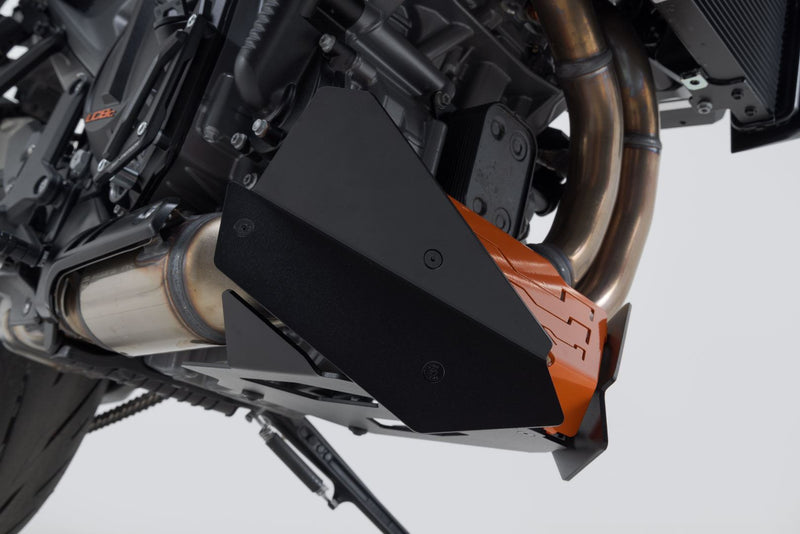 Front spoiler Orange/Black. KTM 990 Duke (23-).