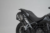 TRAX ADV aluminum case system + Akrapovic Silver. 45/37 l. Triumph Tiger 900 (19-23).