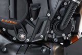 Engine case protector Black. KTM 990 Duke (23 - ). - SW - Motech UK