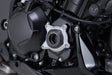 Engine case protector Black/Silver. Kawasaki Z1100 (25 - ). - SW - Motech UK