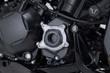Engine case protector Black/Silver. Kawasaki Z1100 (25 - ). - SW - Motech UK
