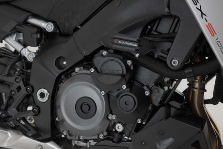 Engine Case Protector Suzuki GSX - S 1000 (21 - ) Black - SW - Motech UK