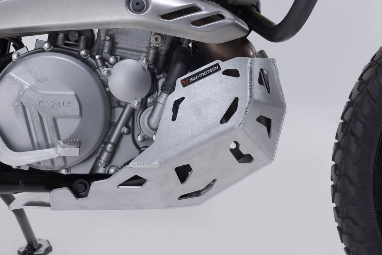 Engine guard Silver. Suzuki DR - Z4S / DR - Z4SM (25 - ). - SW - Motech UK