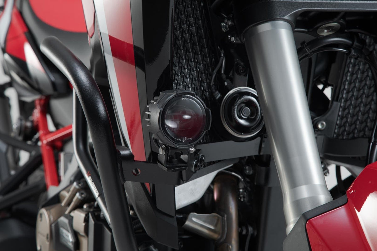 EVO Fog Light Kit Honda CRF1000L/CRF1100L With Crash Bar Black - SW-Motech UK