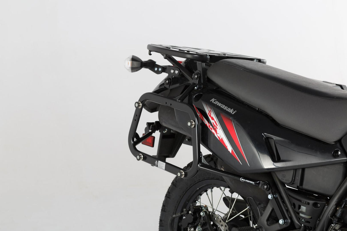 EVO Side Carriers Kawasaki KLR650 (08 - ) Reinforced Black - SW - Motech UK