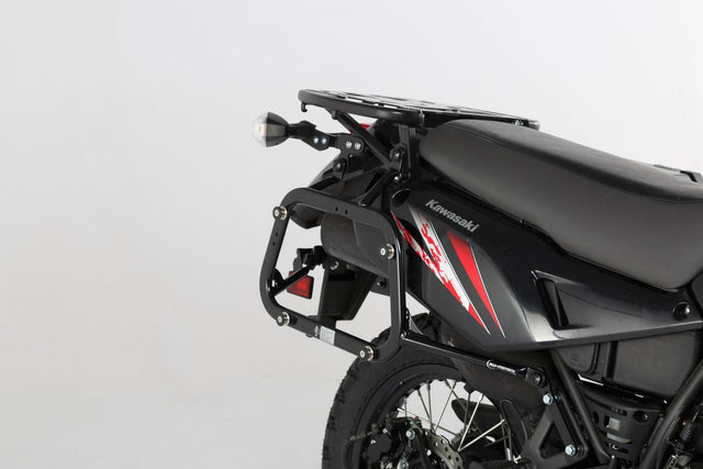EVO Side Carriers Kawasaki KLR650 (08 - ) Reinforced Black - SW - Motech UK