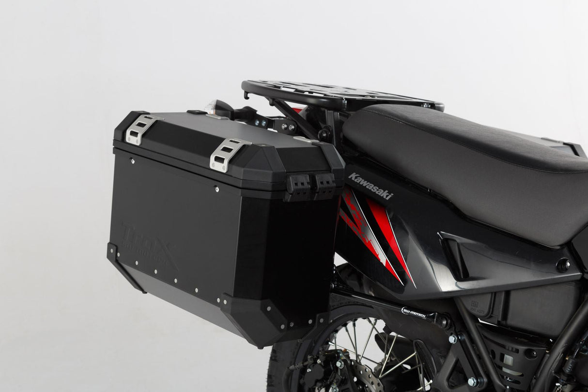 EVO Side Carriers Kawasaki KLR650 (08 - ) Reinforced Black - SW - Motech UK