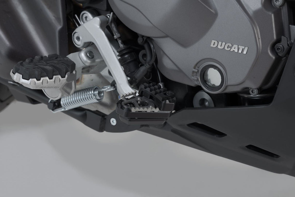Extension for brake pedal Ducati Multistrada 950/ 1200/ 1260 (10 - ) Black - SW - Motech UK
