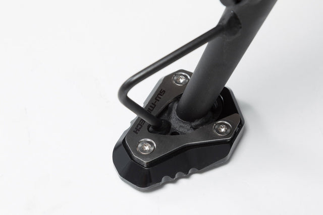 Extension for Side Stand Foot Kawasaki Versys - X300 ABS (16 - ) Black/Silver - SW - Motech UK