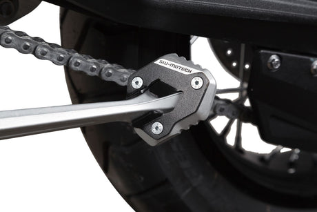 Extension for Side Stand Foot Triumph Tiger 800 models (10 - 17) Black/Silver - SW - Motech UK