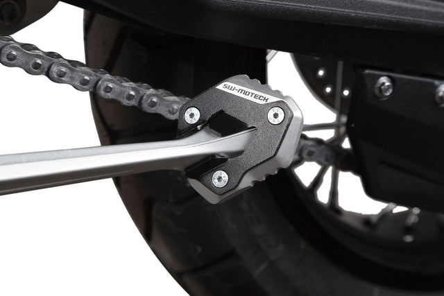 Extension for Side Stand Foot Triumph Tiger 800 models (10 - 17) Black/Silver - SW - Motech UK